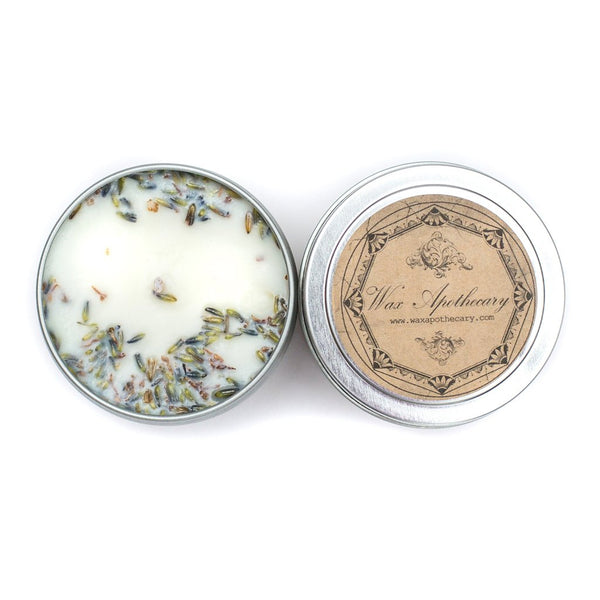 French Lavender Botanical Travel Tin Candle-Wax Apothecary-default-Sol y Luna Salon