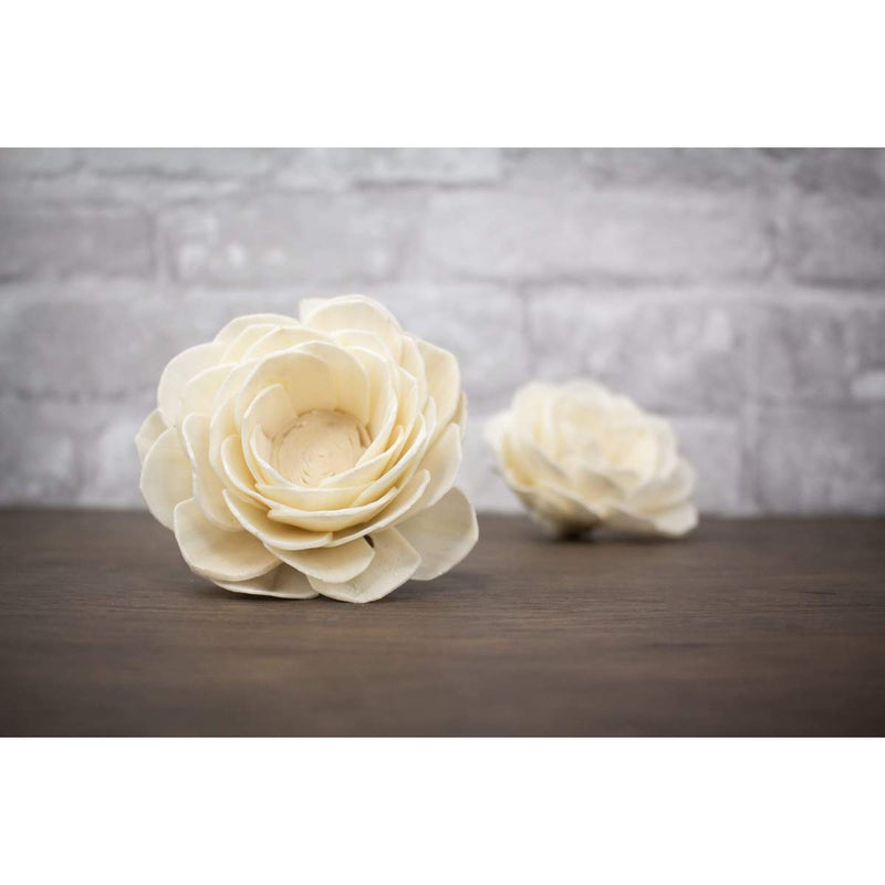 Lotus Wood Flowers - 10 Pieces-Sola Wood Flowers-default-Sol y Luna Salon